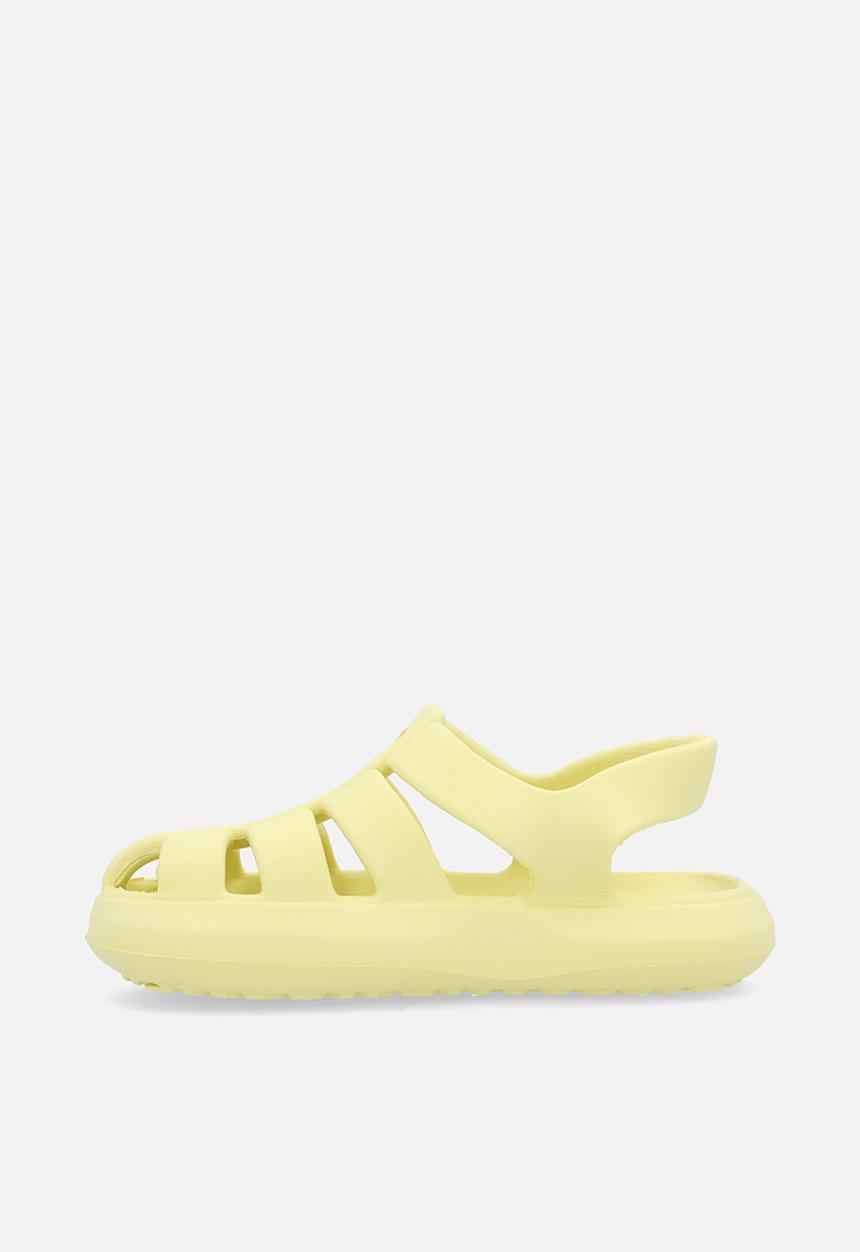 Pop Candy - Foam fisherman sandals - pale yellow