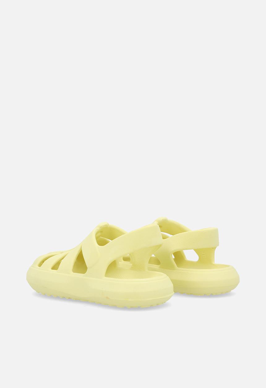 Pop Candy - Foam fisherman sandals - pale yellow