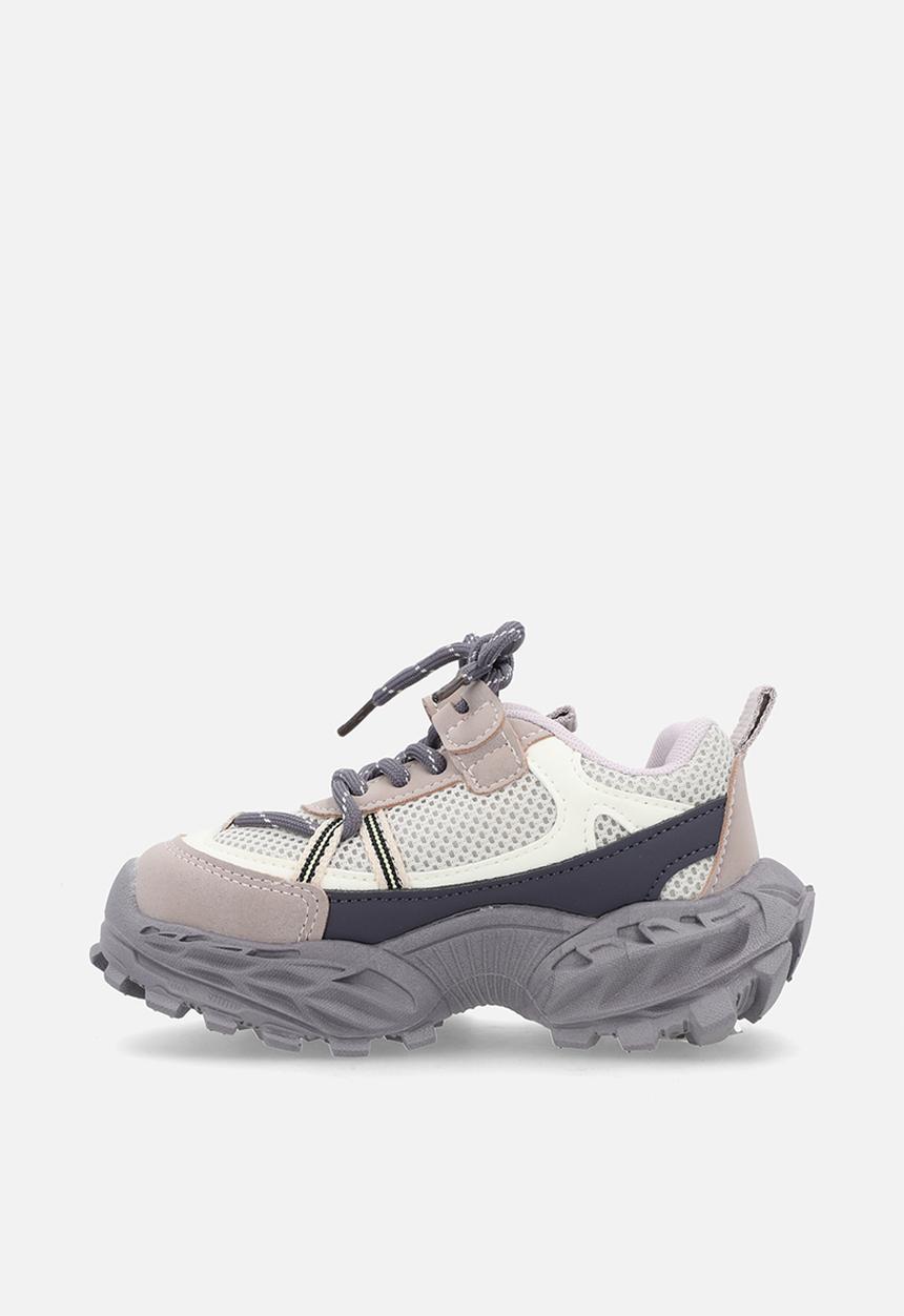 Pop Candy - Chunky sole athletic sneakers - grey/multi