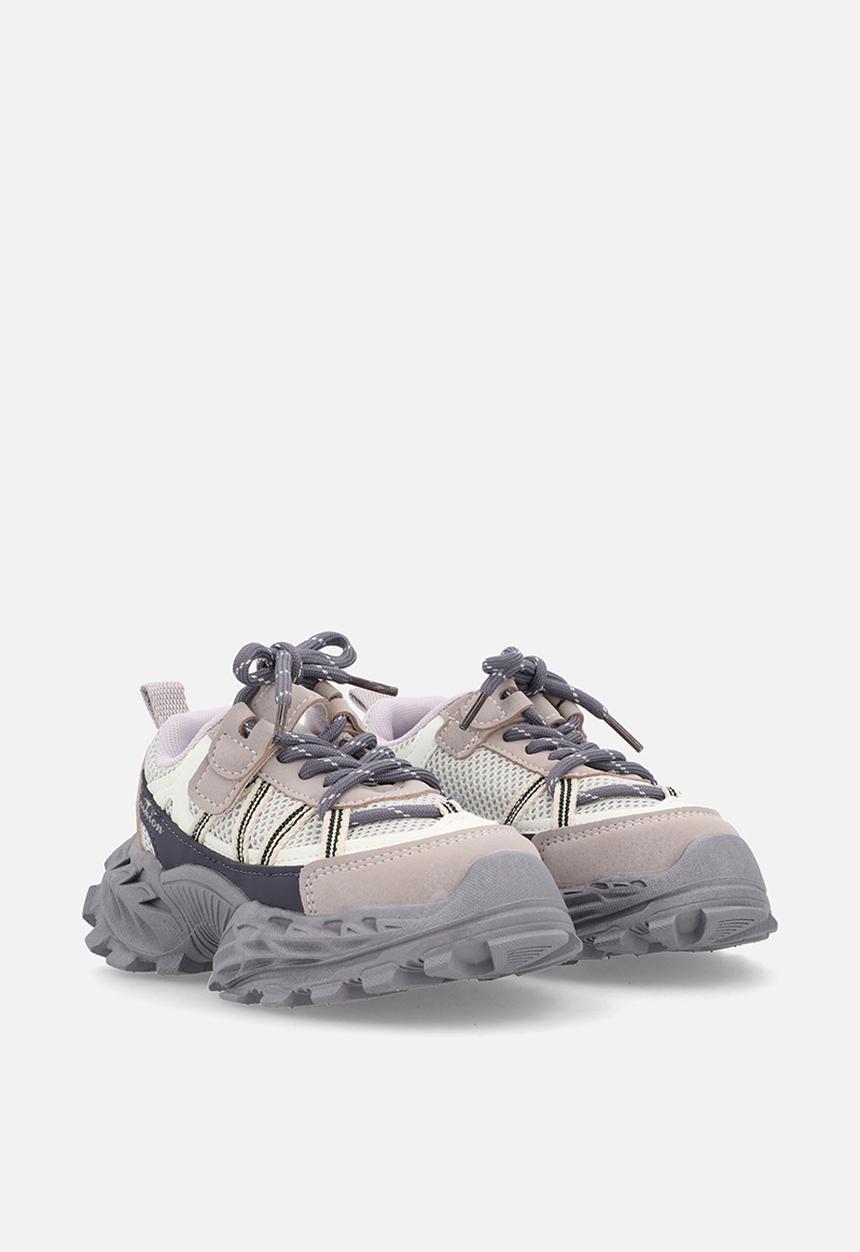 Pop Candy - Chunky sole athletic sneakers - grey/multi
