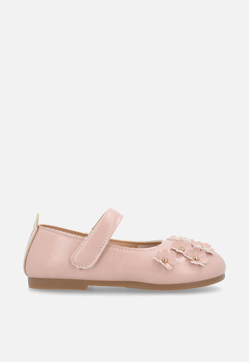 Pop Candy - Floral applique pumps - pink