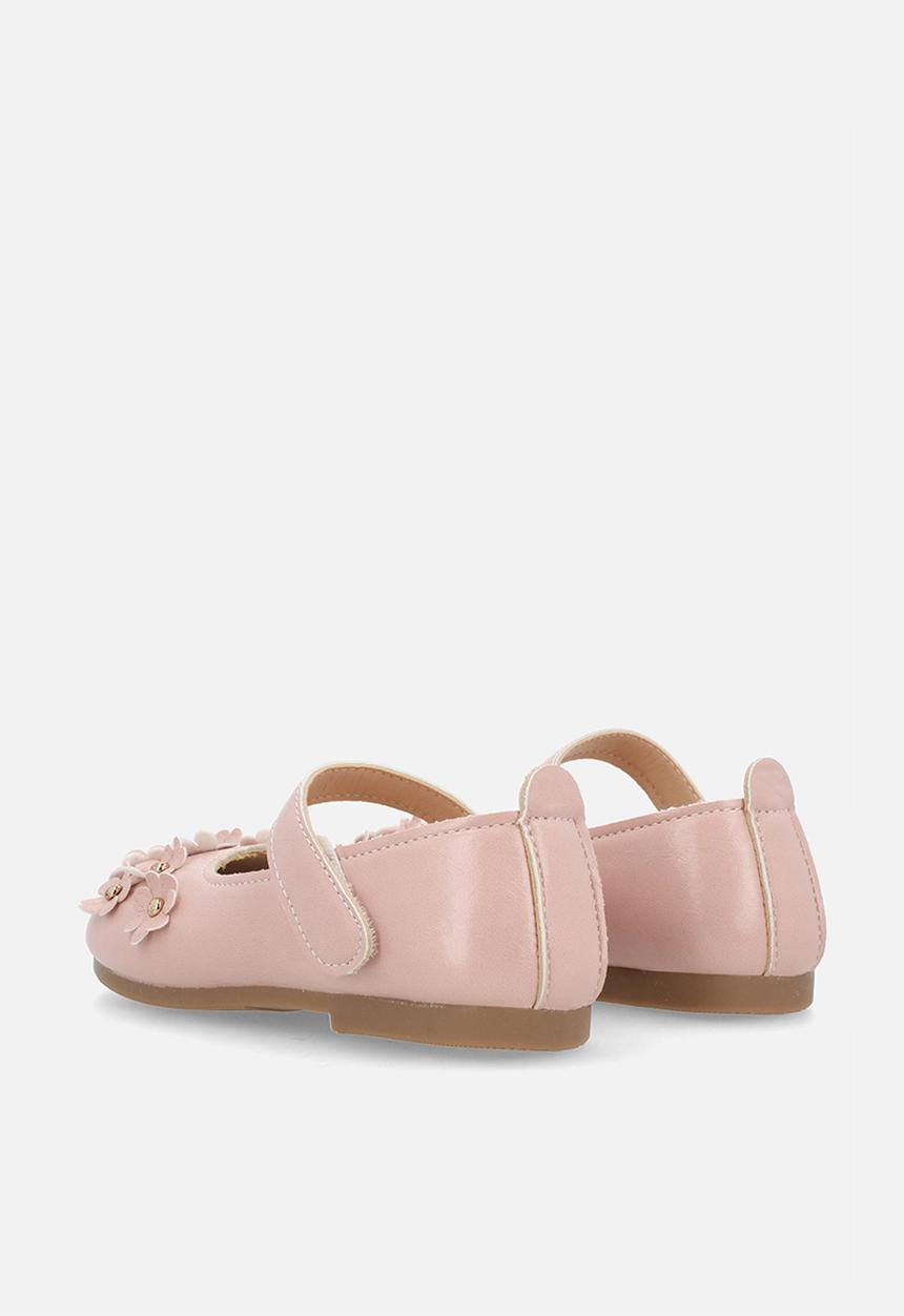 Pop Candy - Floral applique pumps - pink