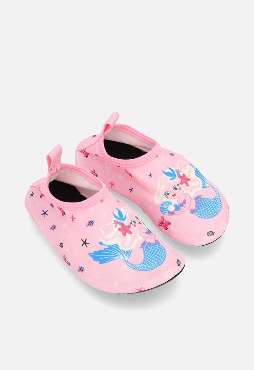 Pop Candy - Mermaid print water shoes - pink