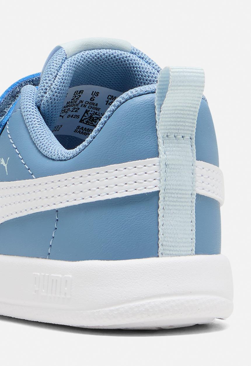 PUMA - Courtflex V3 V Inf - Zen Blue-Puma White