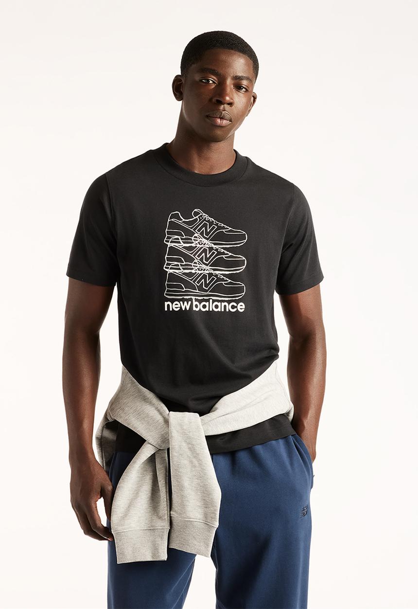 New Balance  - NB Sport Layered 574 Tee - black 