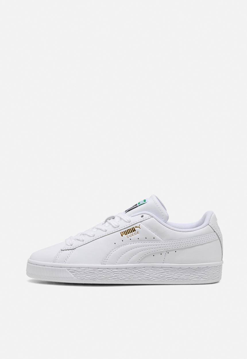 PUMA - Suede Jr - PUMA White/Archive Green