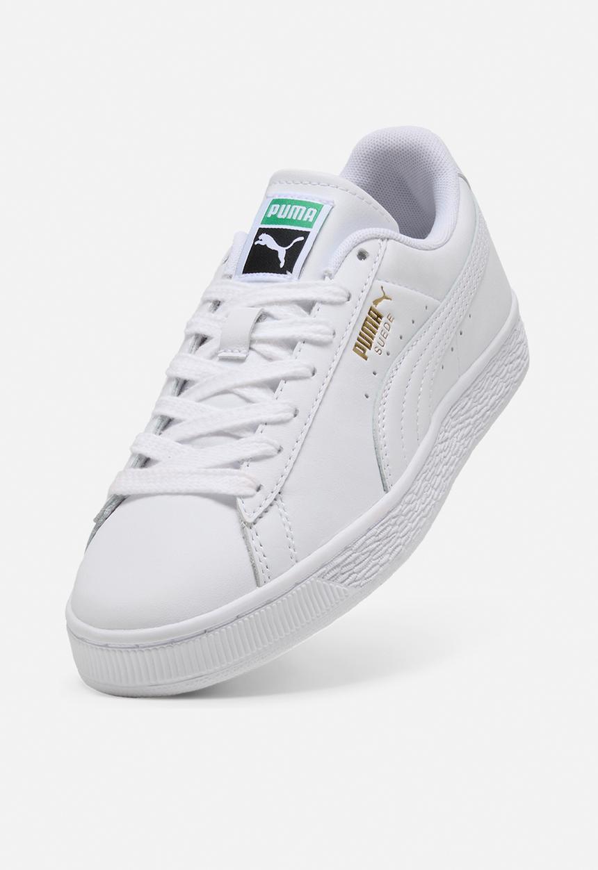 PUMA - Suede Jr - PUMA White/Archive Green