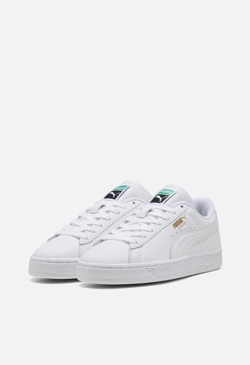 PUMA - Suede Jr - PUMA White/Archive Green