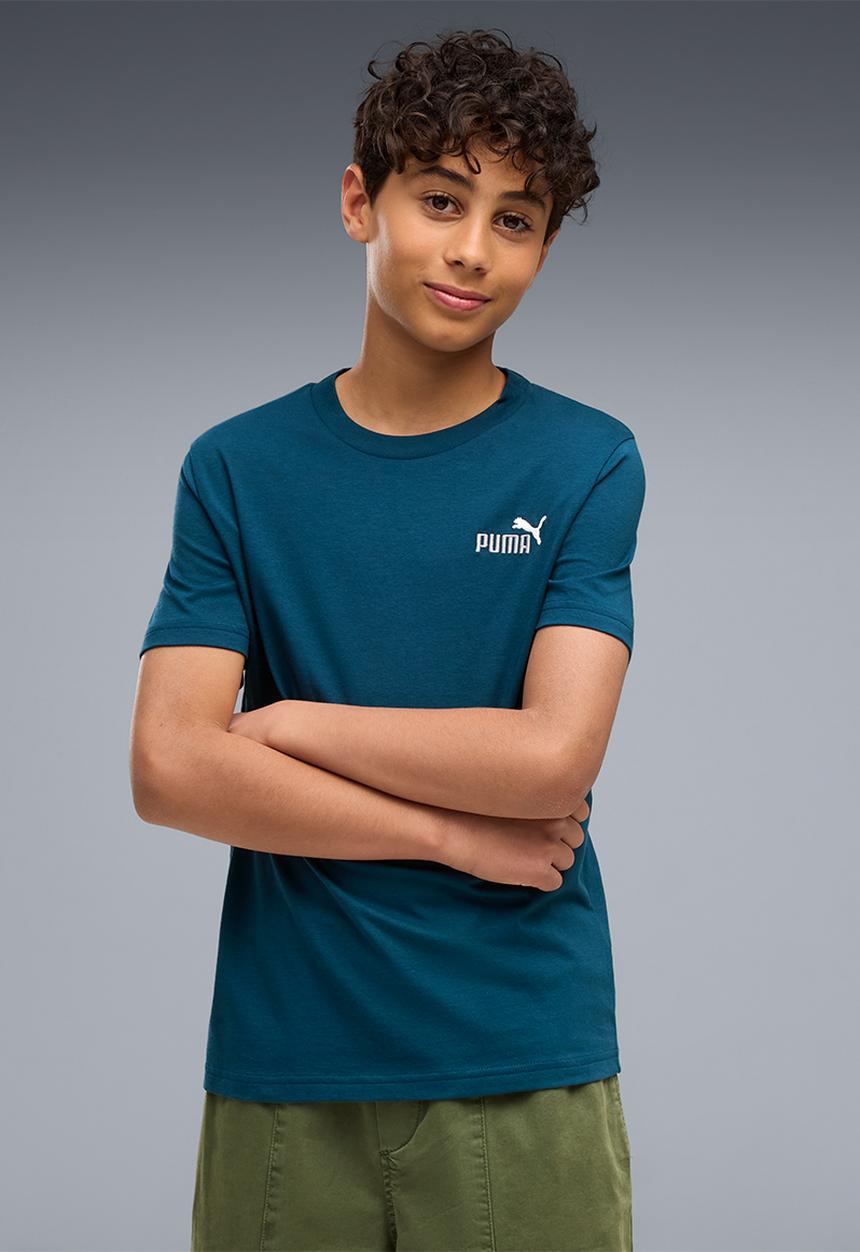 PUMA - Ess 2 Color Small No. 1 Logo Tee B - Midnight Petrol