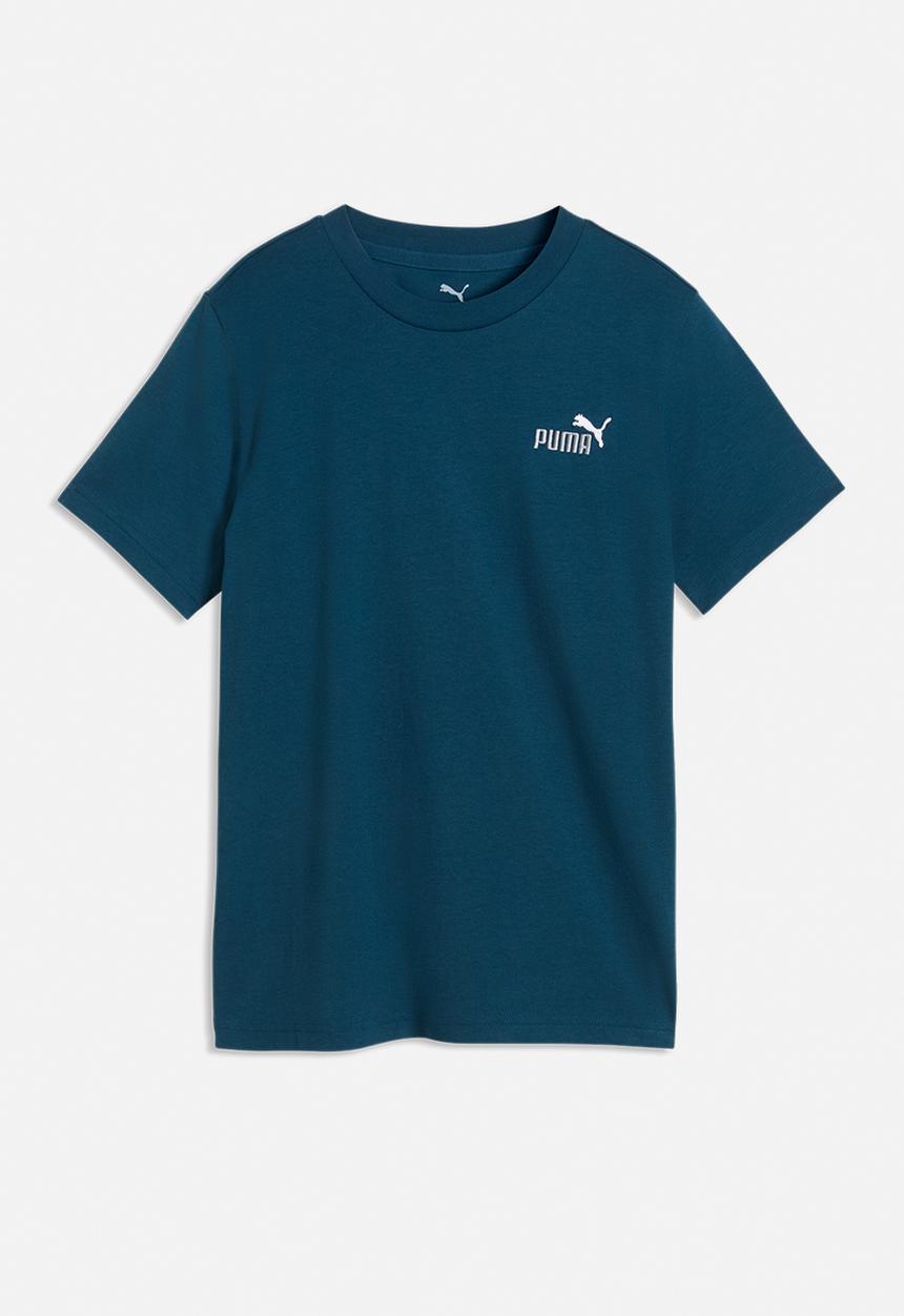 PUMA - Ess 2 Color Small No. 1 Logo Tee B - Midnight Petrol