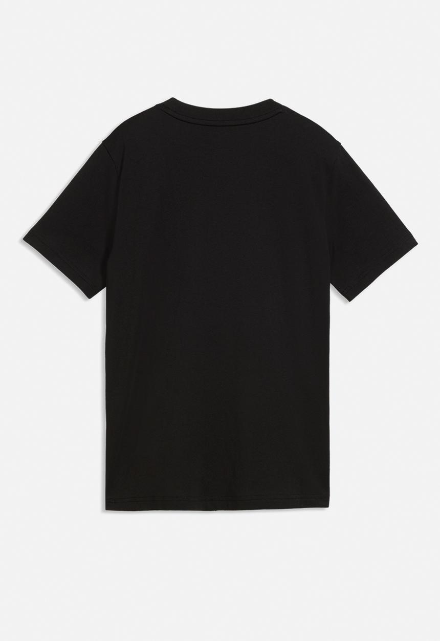 PUMA - Ess 2 Color Small No. 1 Logo Tee B - Puma Black-For All Time Red