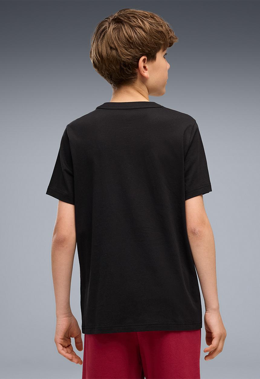PUMA - Ess 2 Color Small No. 1 Logo Tee B - Puma Black-For All Time Red