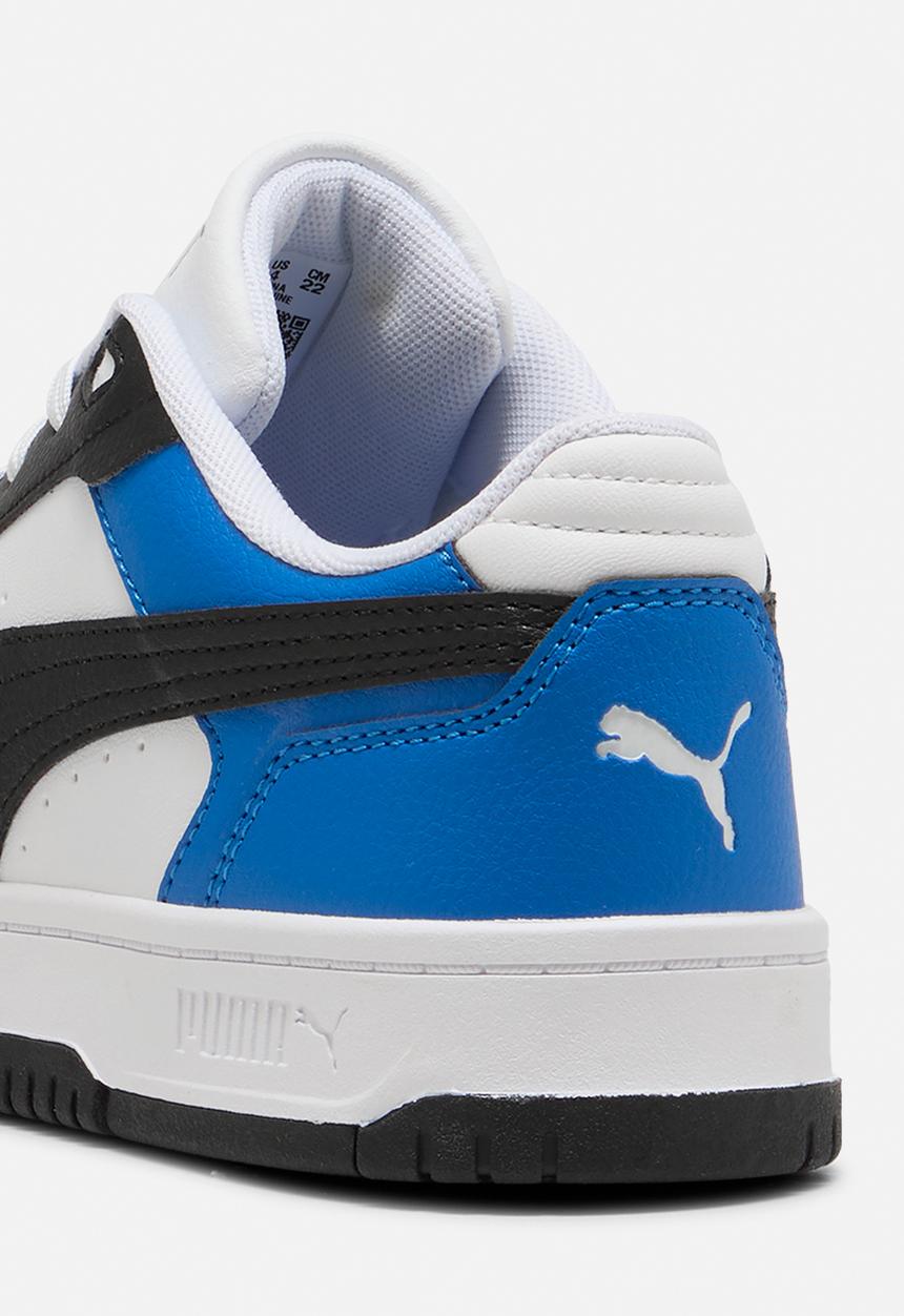 PUMA - Rebound Slam Lo Jr - Puma White-Puma Black-Puma Team Royal