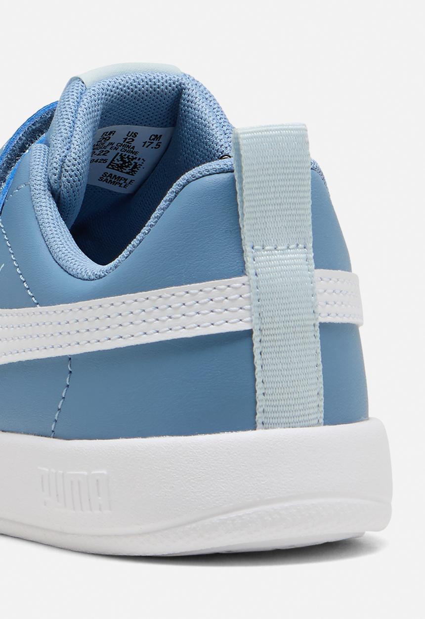 PUMA - Courtflex V3 V Ps - Zen Blue-Puma White