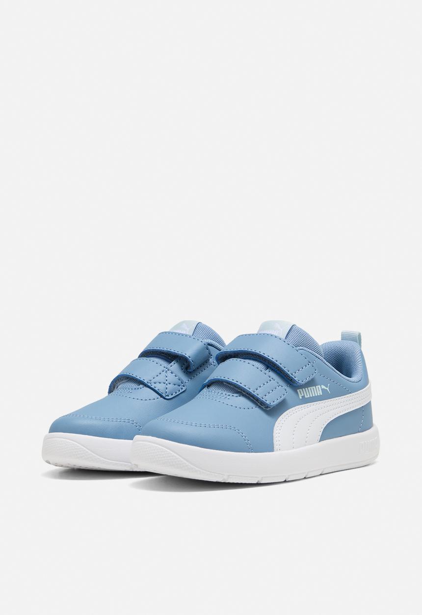 PUMA - Courtflex V3 V Ps - Zen Blue-Puma White