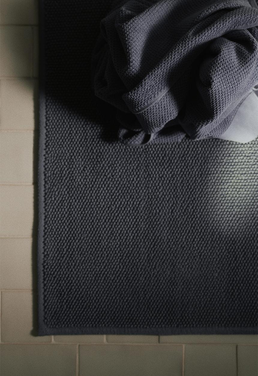 H&M - Cotton bath mat - dusty blue