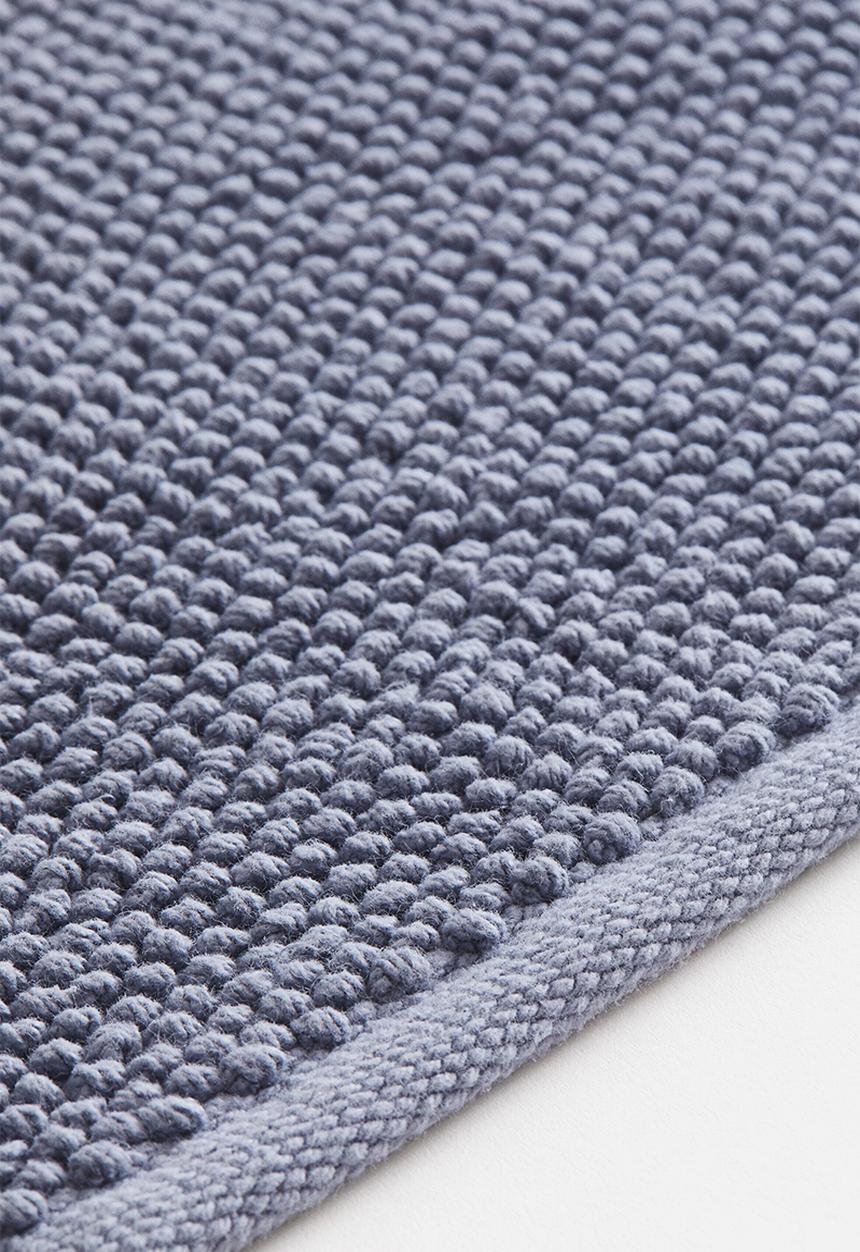 H&M - Cotton bath mat - dusty blue