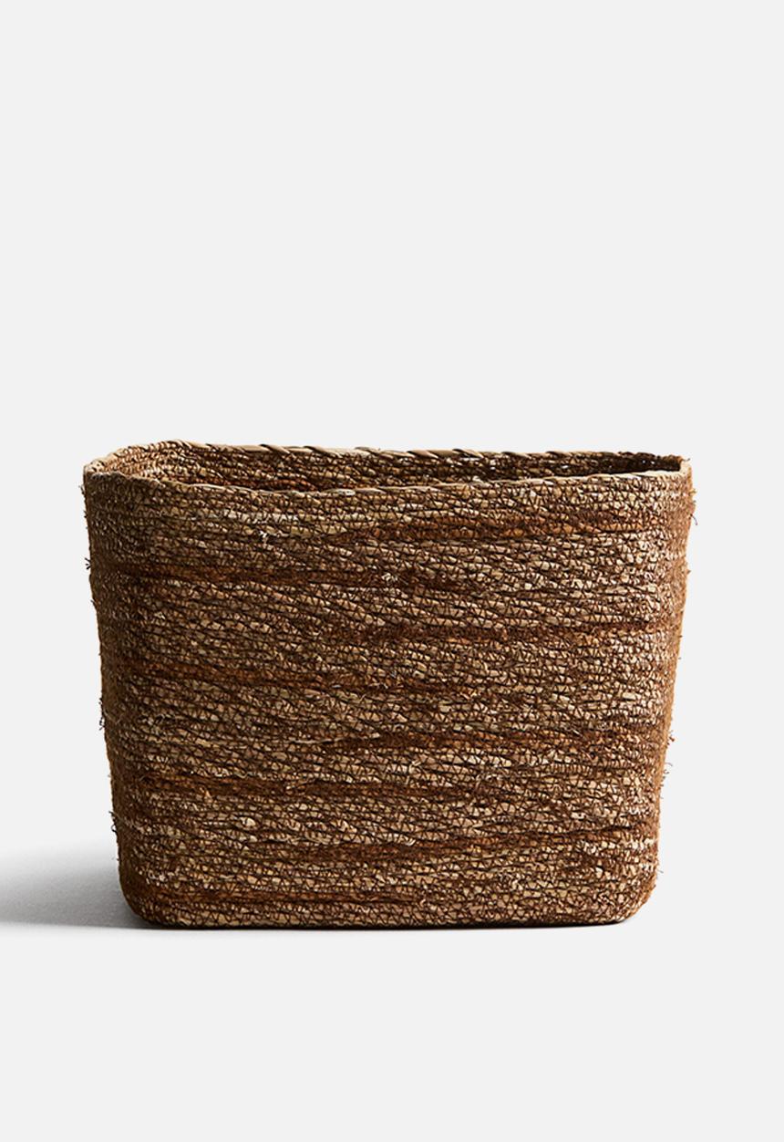 H&M - Seagrass storage basket - brown