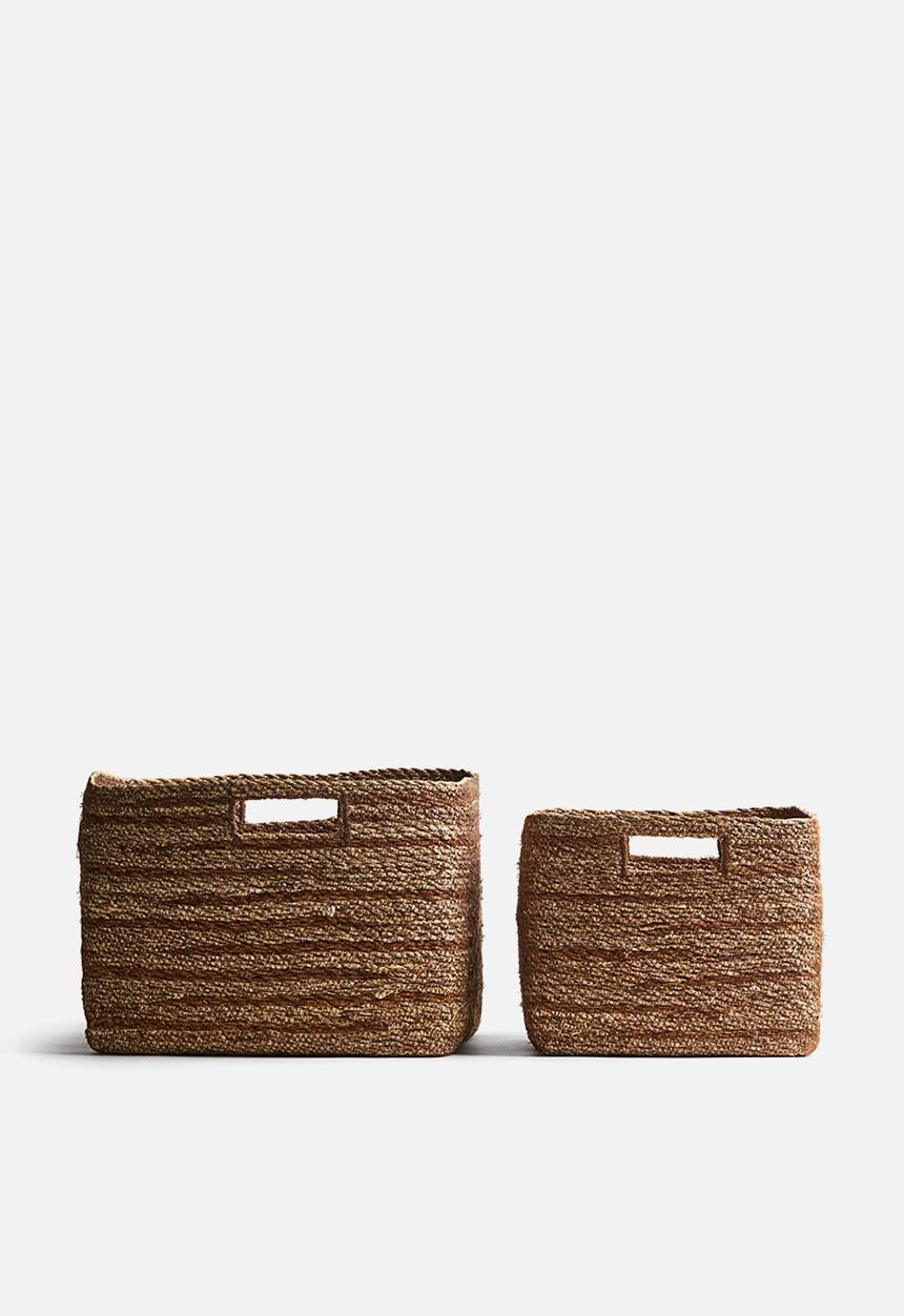 H&M - Seagrass storage basket - brown