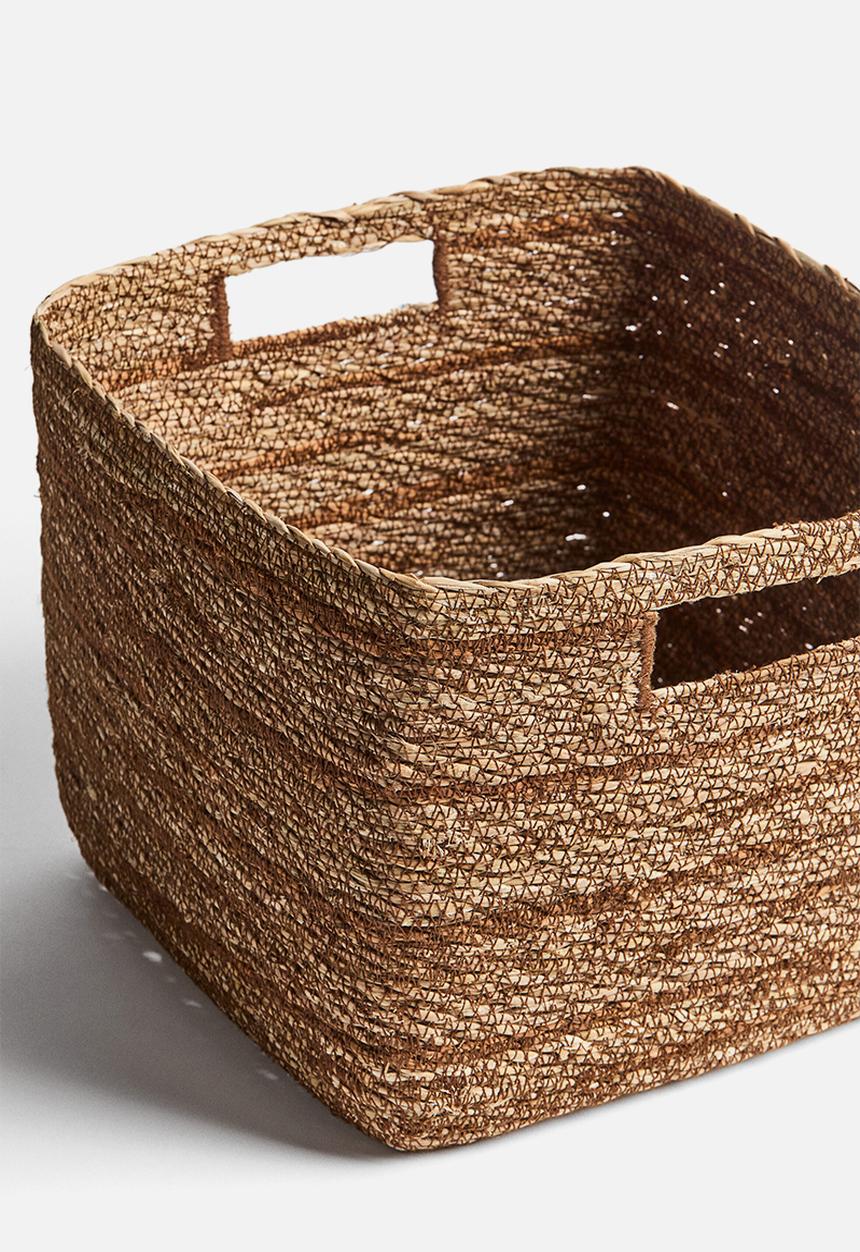 H&M - Seagrass storage basket - brown