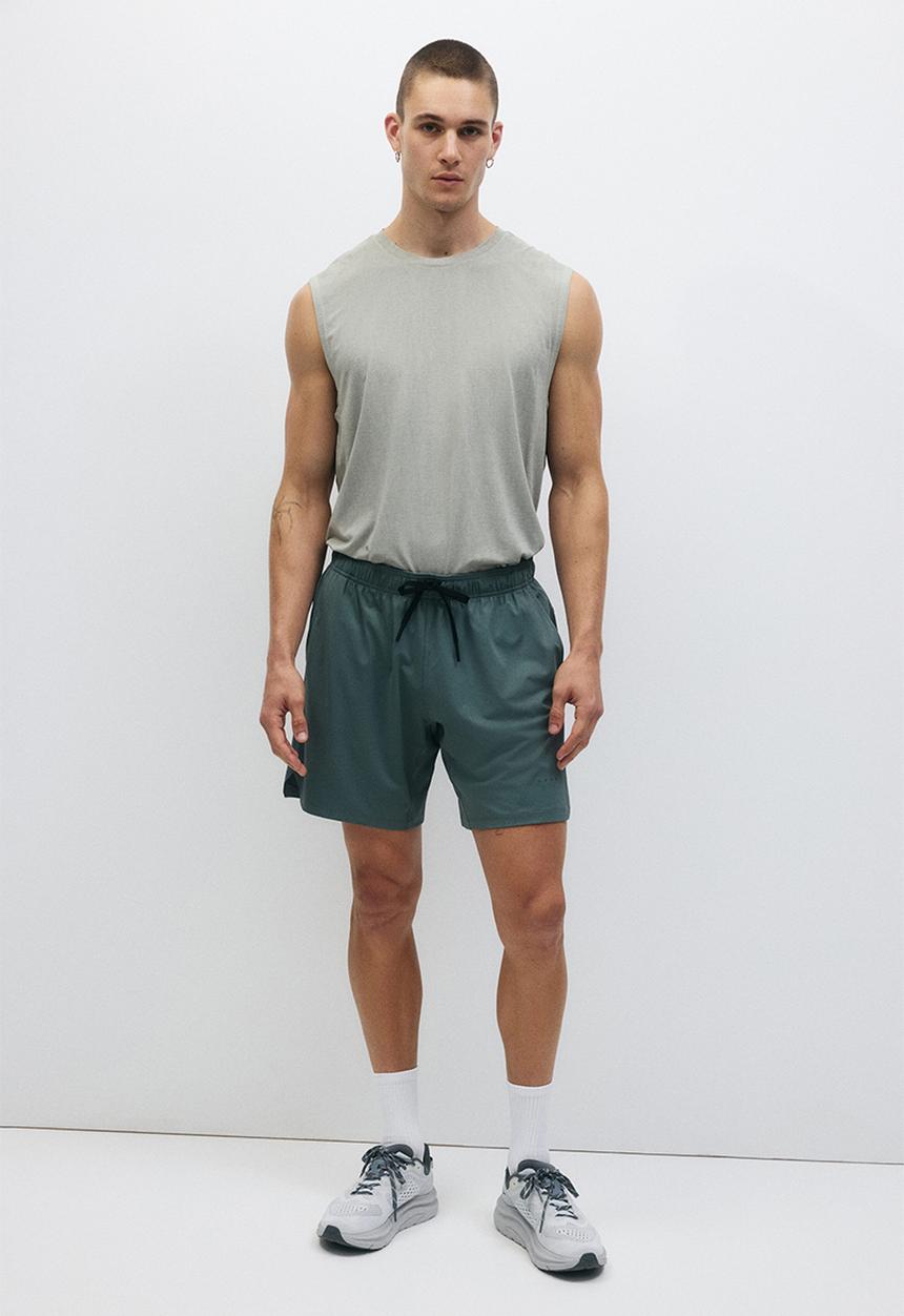 H&M - Sports shorts with drymove? - dusty green