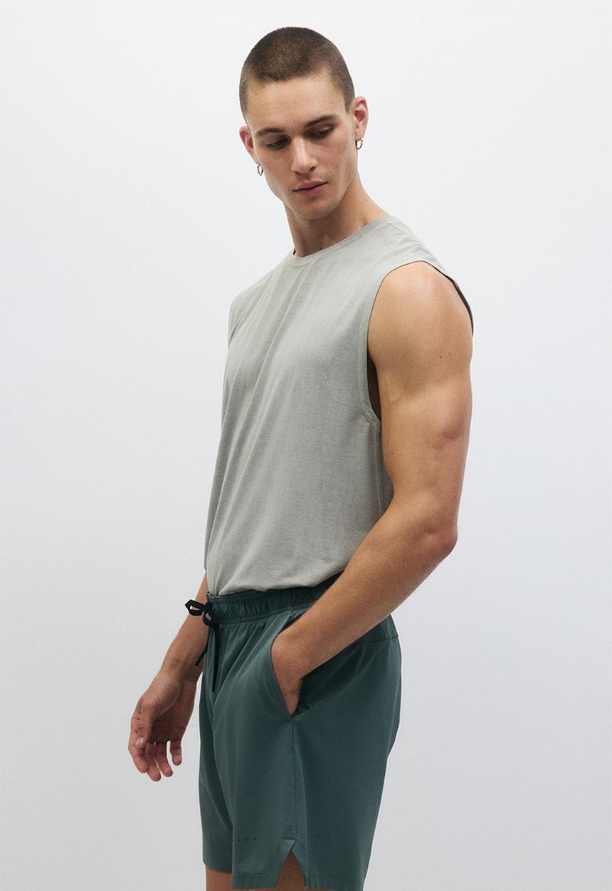 H&M - Sports shorts with drymove? - dusty green