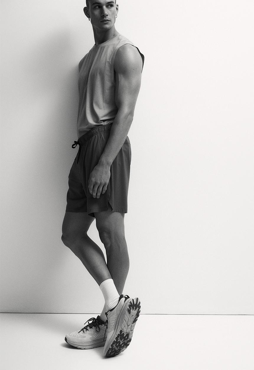 H&M - Sports shorts with drymove? - dusty green