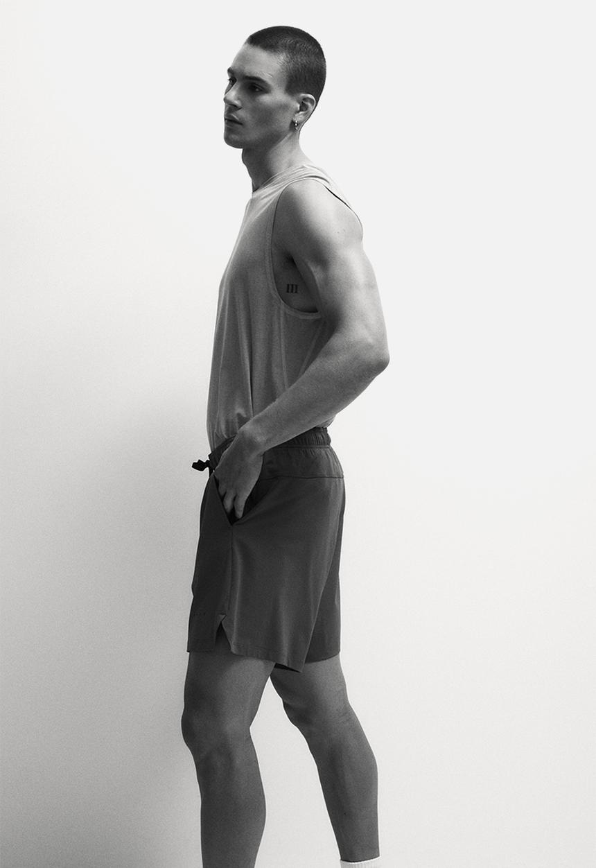 H&M - Sports shorts with drymove? - dusty green