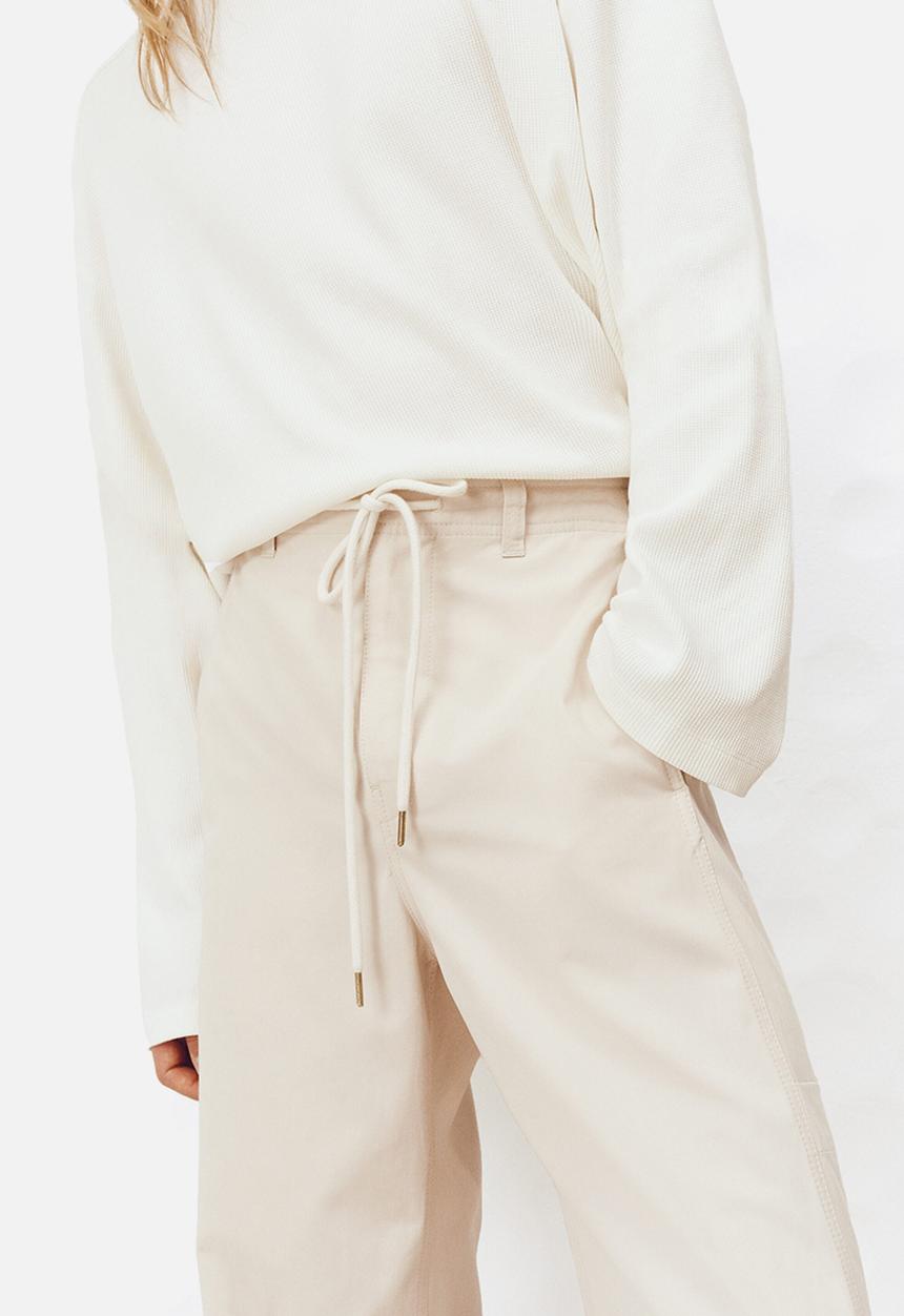 H&M - Loose fit cargo trousers - light beige