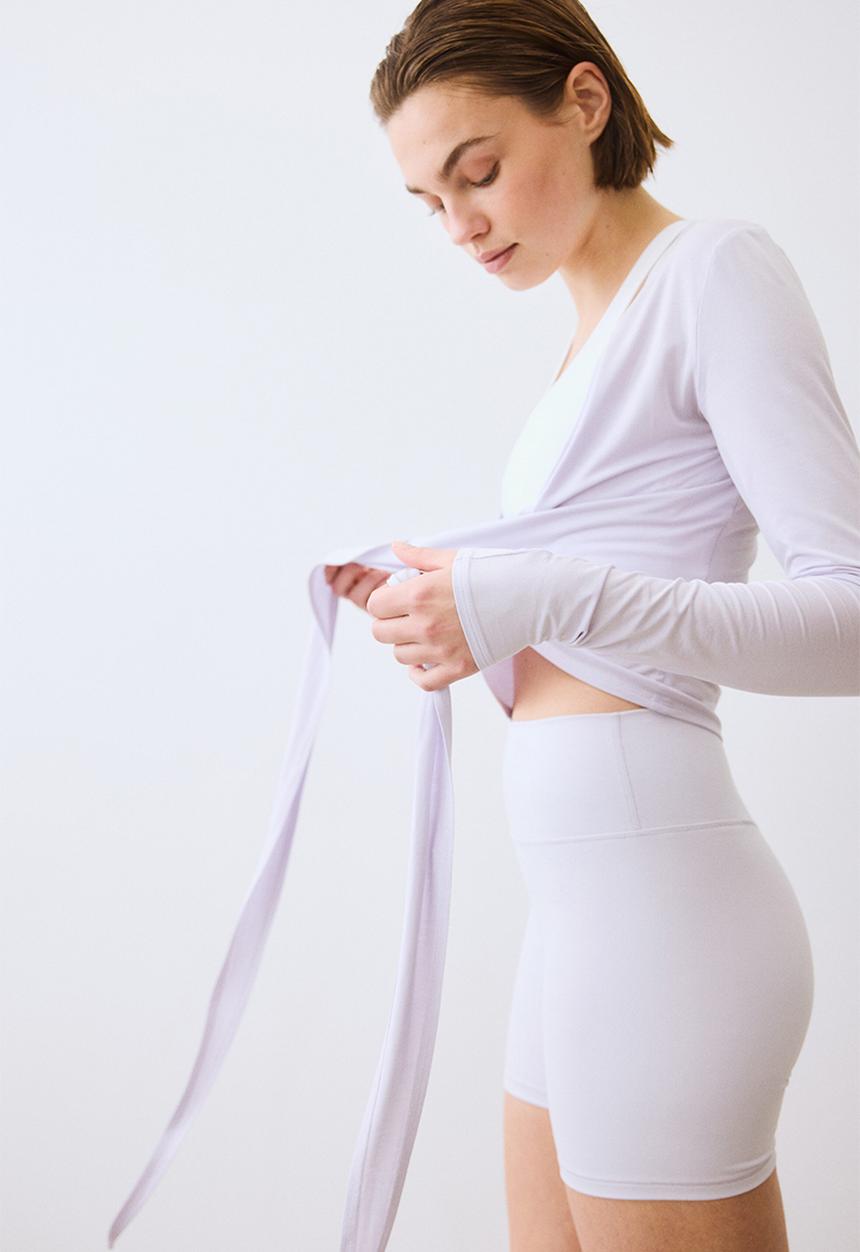 H&M - Sports cycling shorts with softmove? - lilac