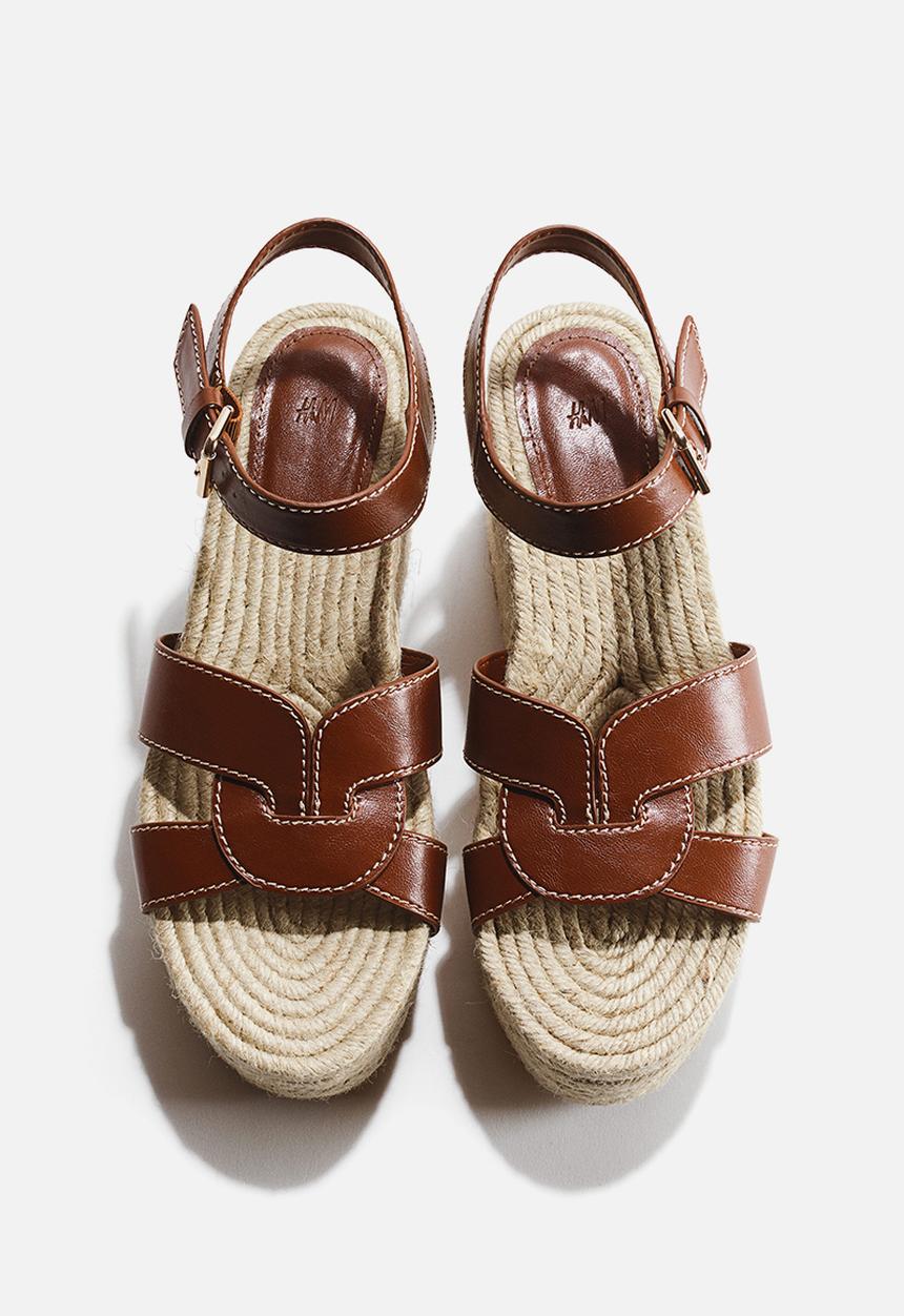 H&M - Wedge-heeled espadrilles - brown