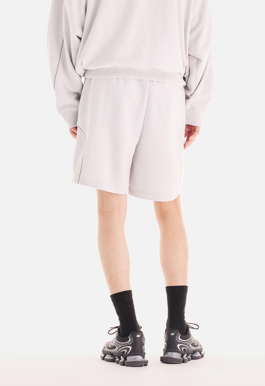 New Balance  - Trackside French Terry Shorts-Grey Matter