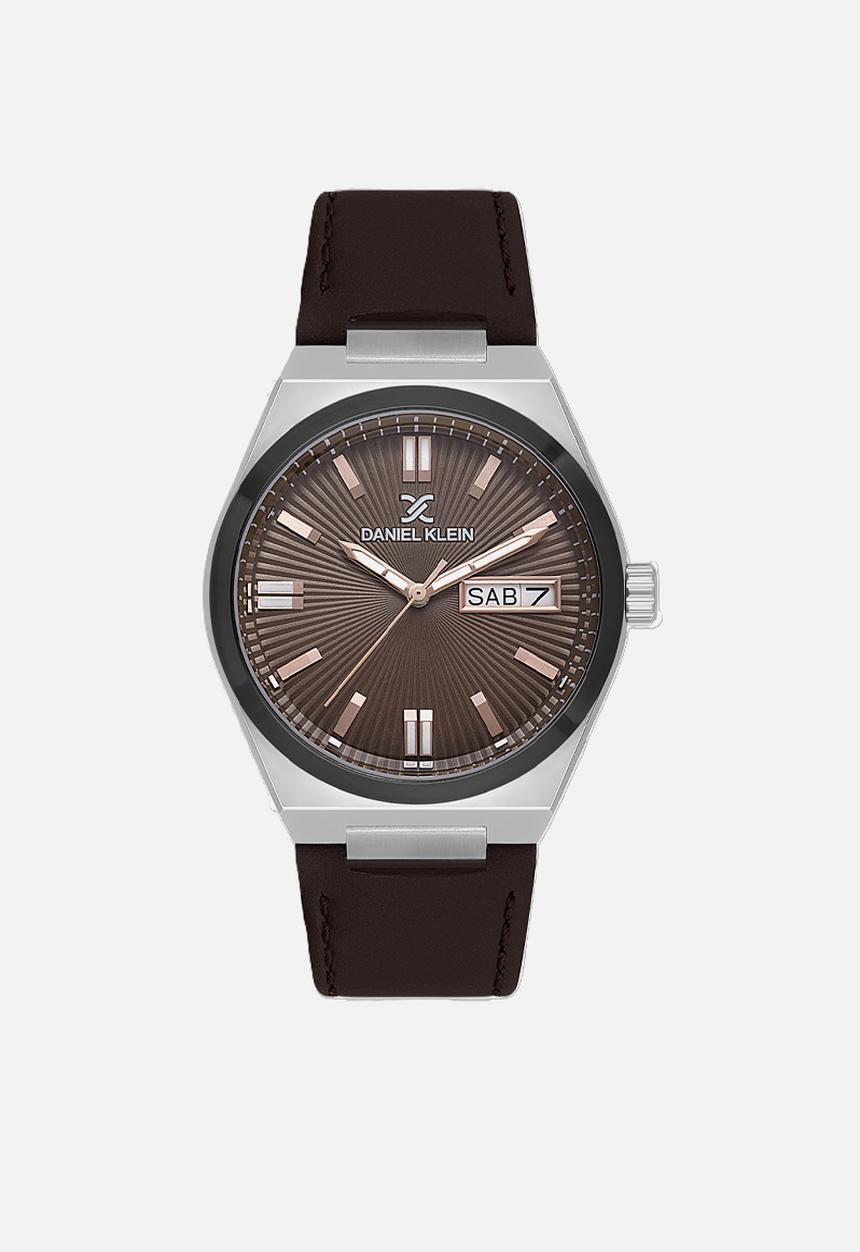 Daniel Klein - DK114059-4 Watch - Silver/Brown