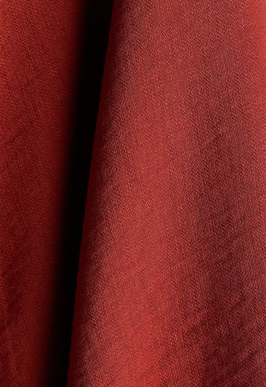 H&M - Balloon-sleeved dress - red