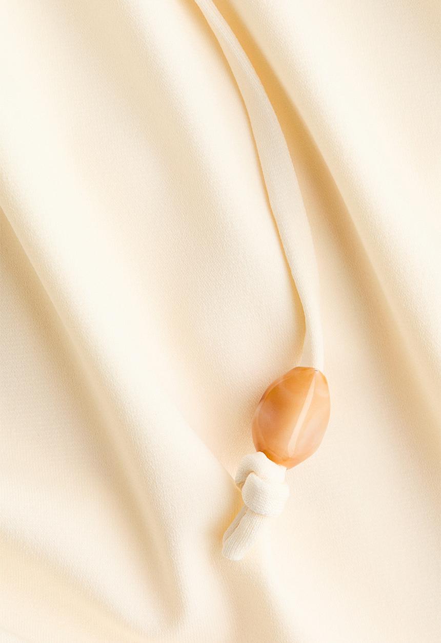 H&M - Draped halterneck body - cream