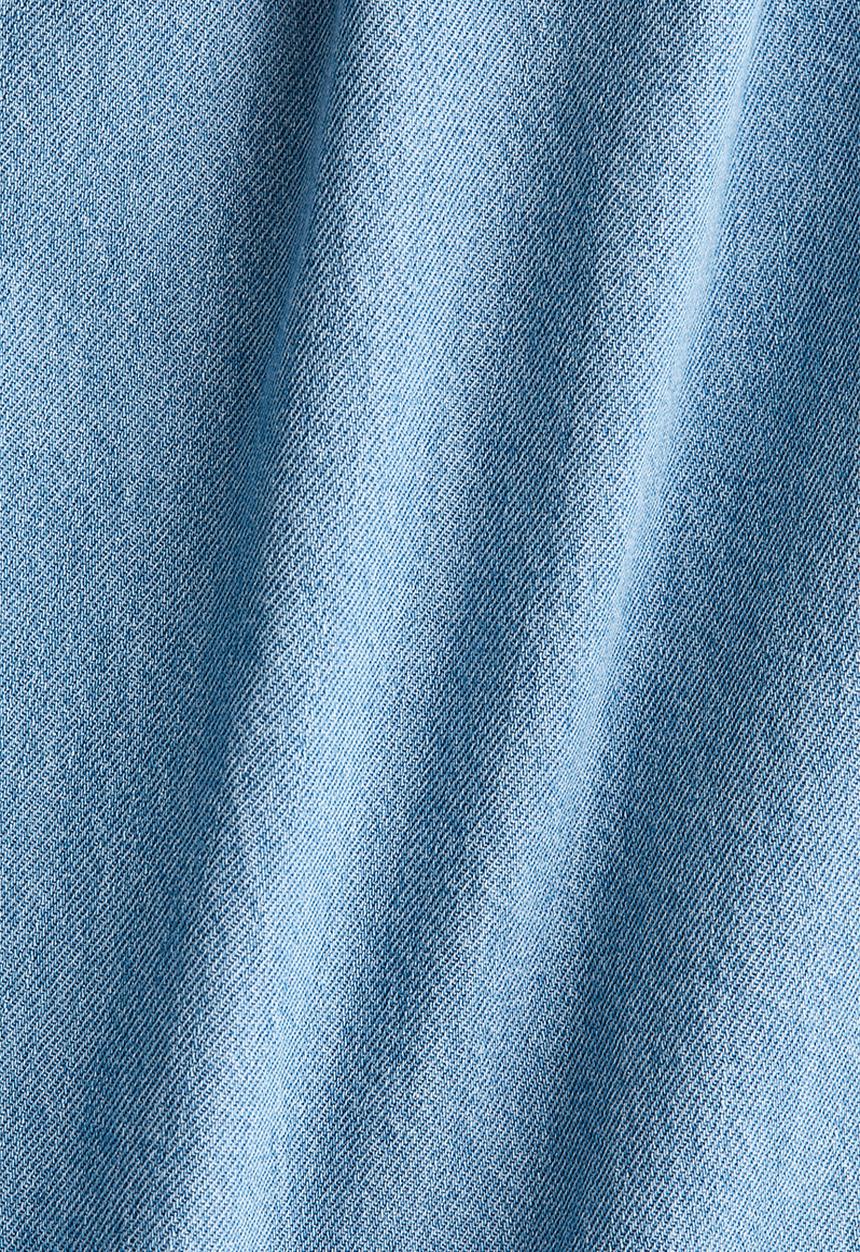 H&M - Flared denim skirt - light denim blue