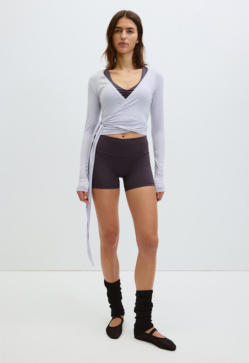 H&M - Sports hotpants with softmove™ - plum