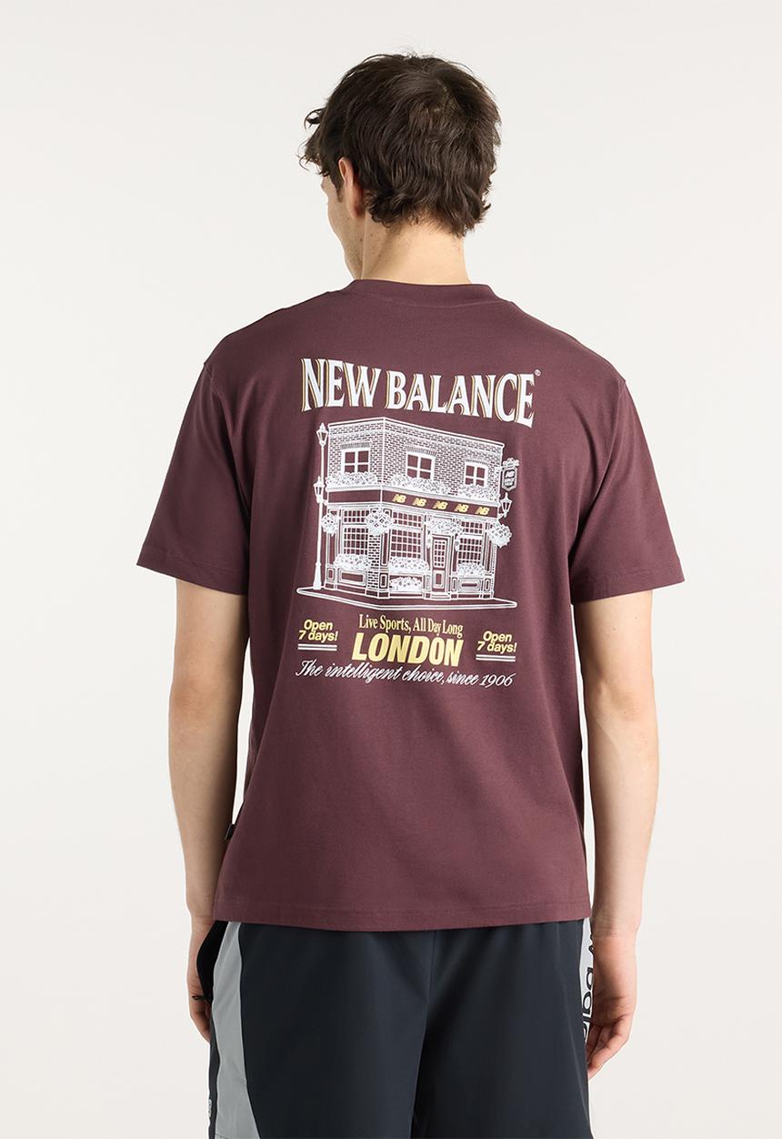 New Balance  - Grab A Bite London Tee - Purple