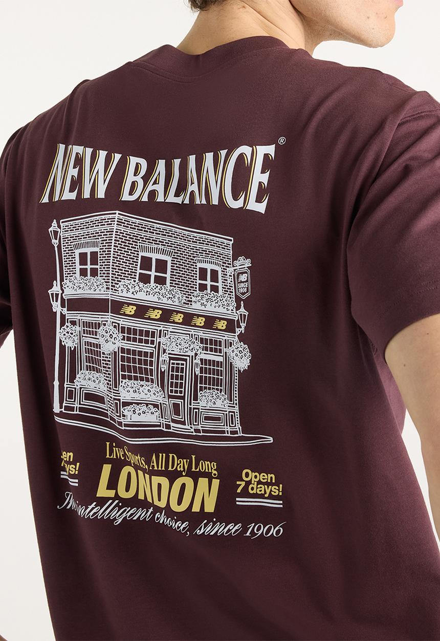 New Balance  - Grab A Bite London Tee - Purple