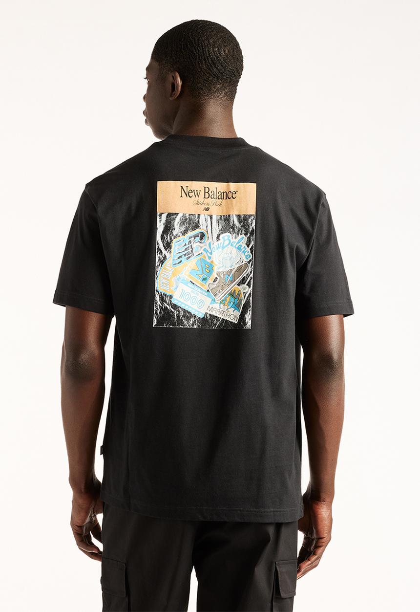 New Balance  - Sticker Pack Bundle Tee - Black