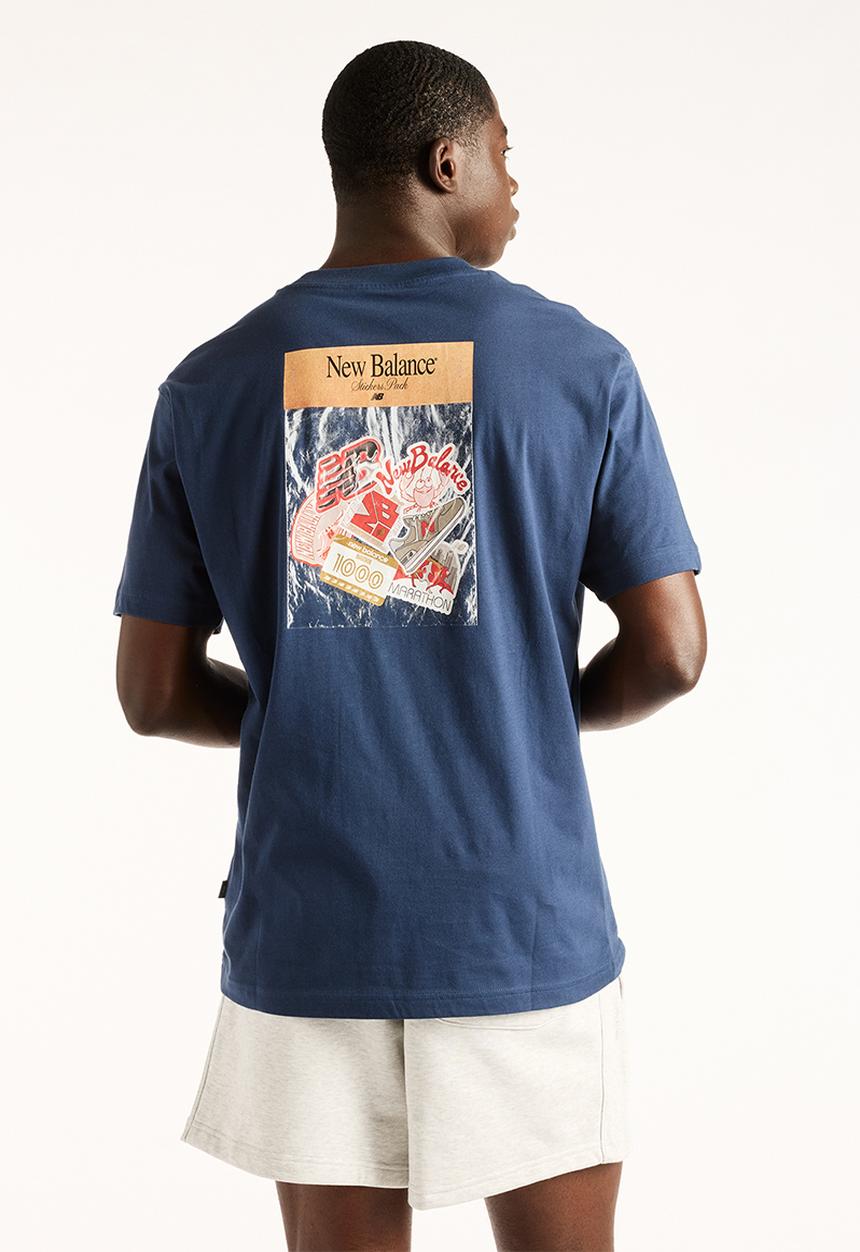 New Balance  - Sticker Pack Bundle Tee - Blue