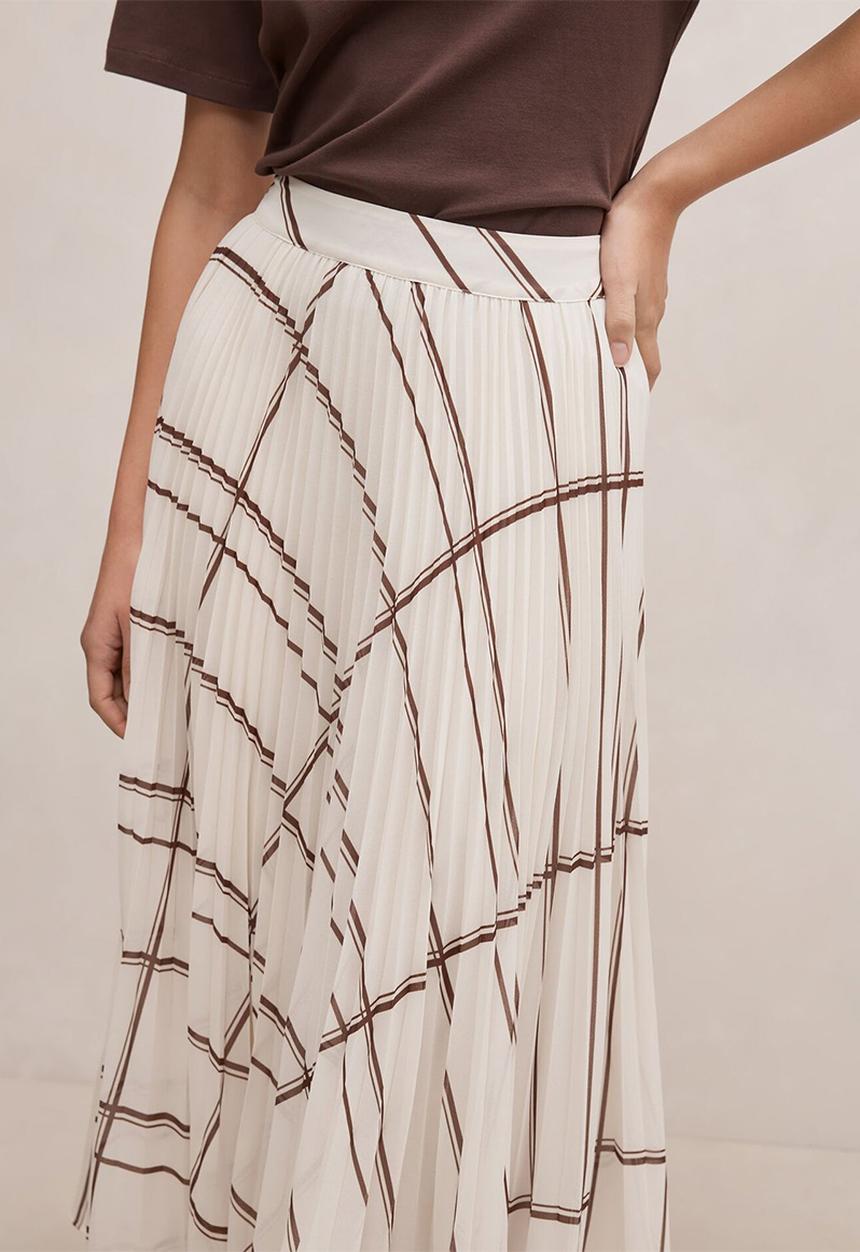 Forever New - Aurora pleated skirt in oliver check