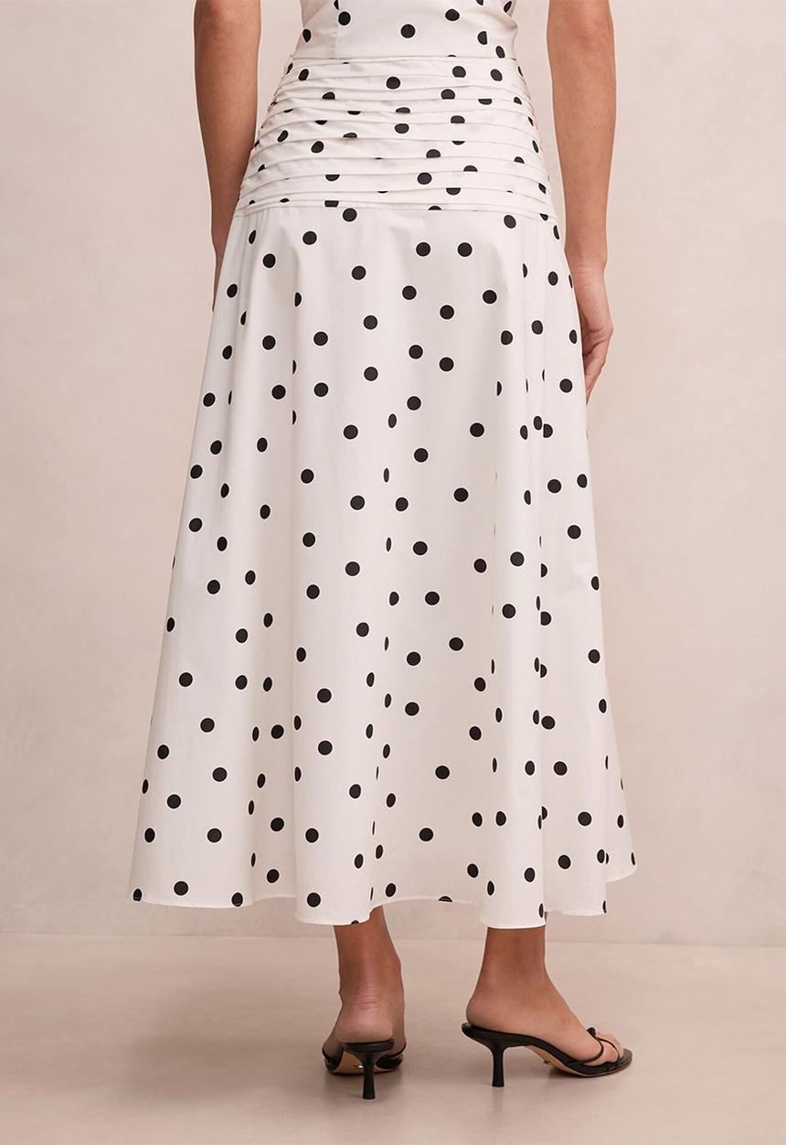Forever New - Magnolia polka dot skirt in marseille spot co-ord