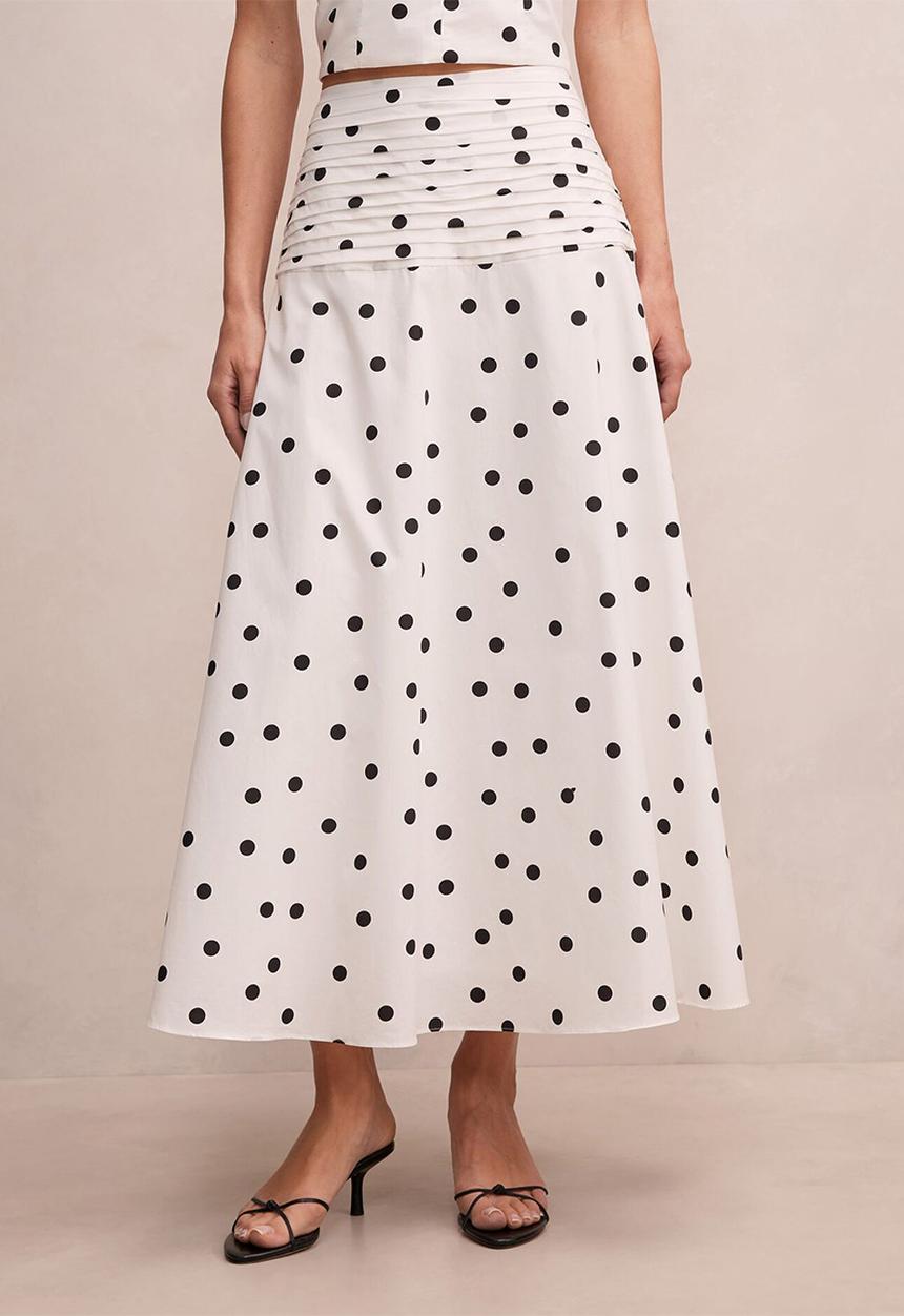 Forever New - Magnolia polka dot skirt in marseille spot co-ord