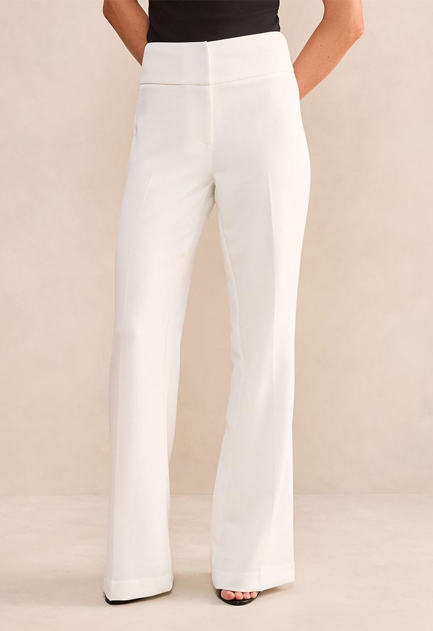 Forever New - Devon flared pants in porcelain