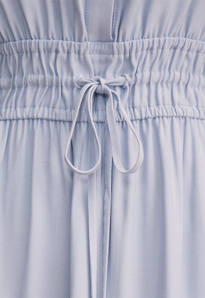 Forever New - Laura elastic waist midi dress in heather blue