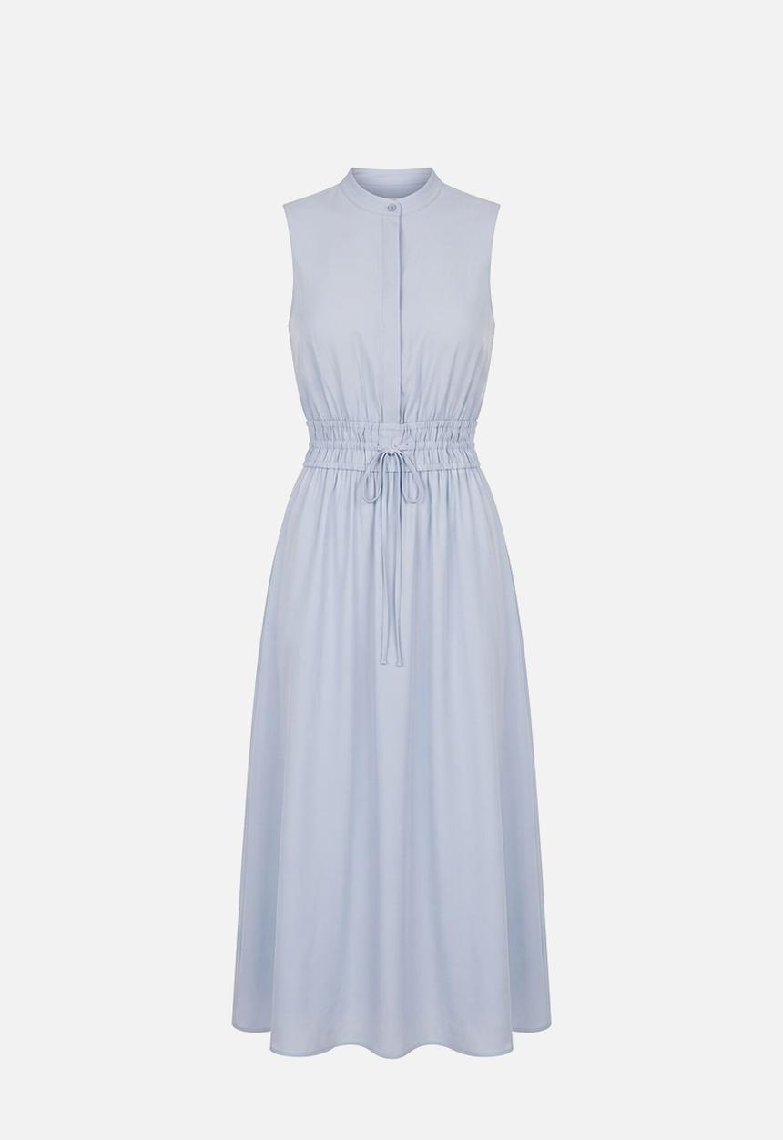 Forever New - Laura elastic waist midi dress in heather blue