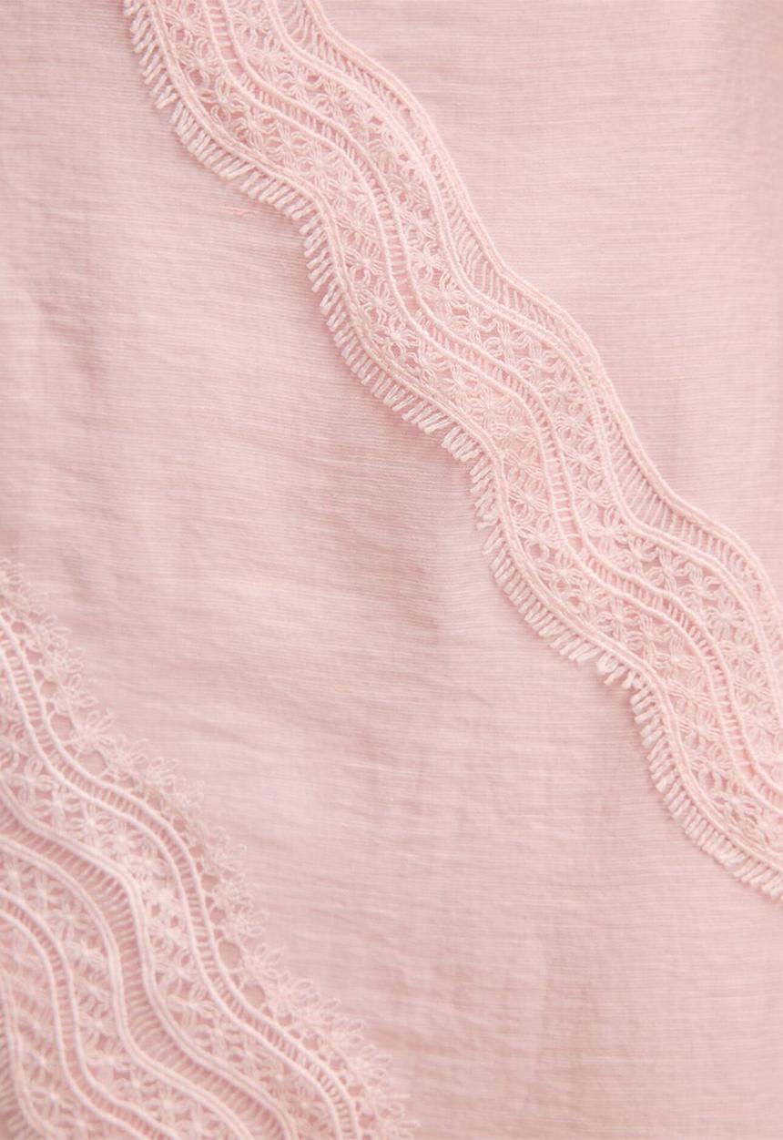 Forever New - Maeve lace detail skirt in primrose pink co-ord