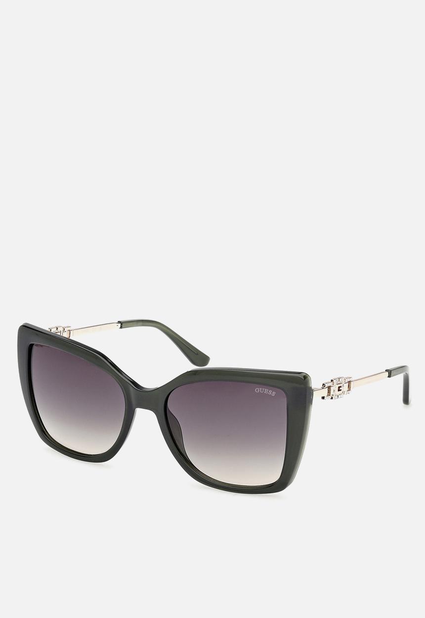 GUESS - Guess Sunglass GU00266-96P-56 - Shiny Dark Green