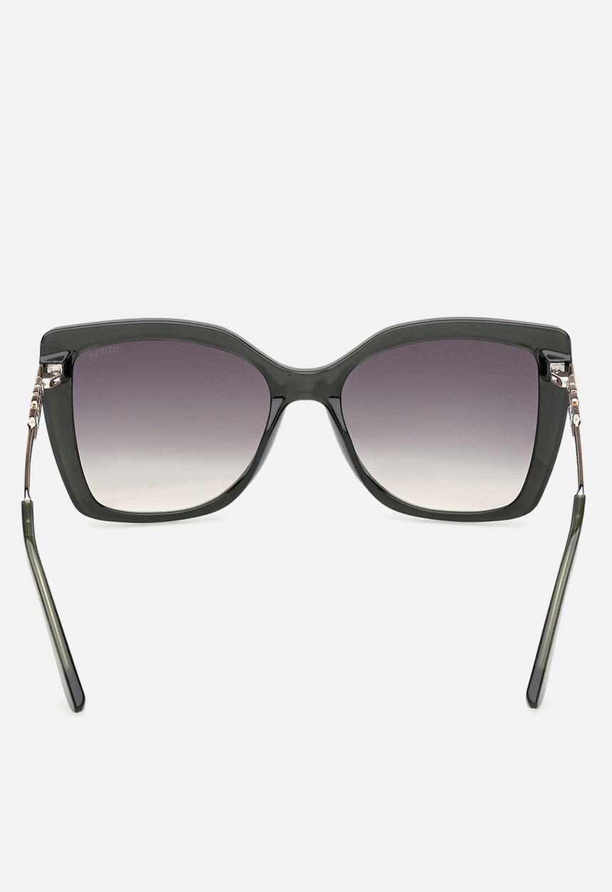 GUESS - Guess Sunglass GU00266-96P-56 - Shiny Dark Green
